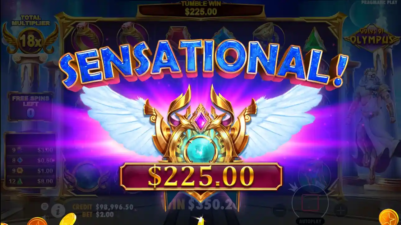 gates of olympus sensational win